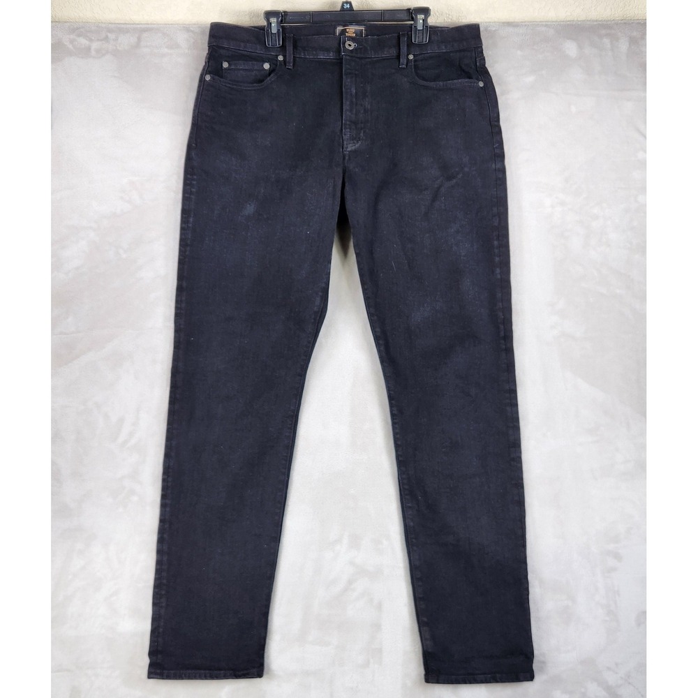 Flint And Tinder Jeans Mens 38x34 Gray Athletic Tapered Fit Stretch Denim USA